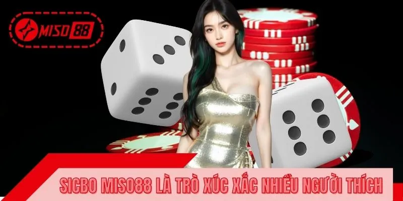Sicbo MISO88 là trò xúc xắc được nhiều người yêu thích